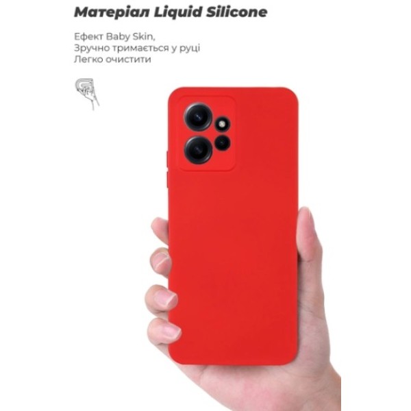 Фото - Чехол для смартфона Armorstandart ICON Case for Xiaomi Redmi Note 12 4G Camera cover Red (ARM67703)