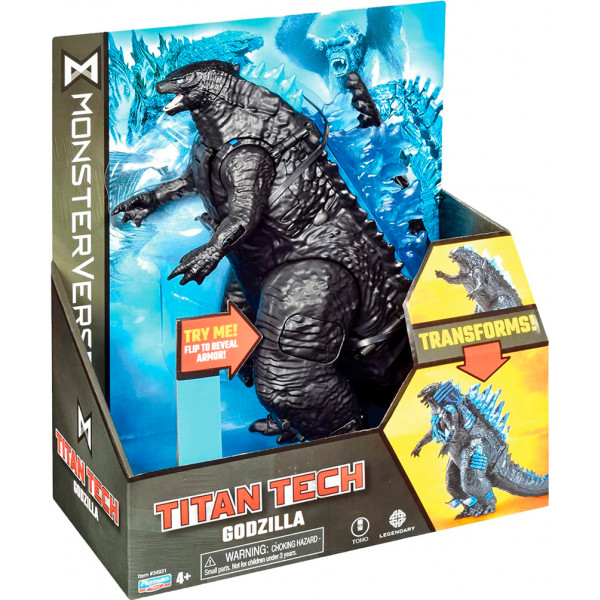 Фото - Фігурка міфічної істоти Godzilla vs. Kong «TITAN TECH» – ҐОДЗІЛЛА (20 cm) (34931)
