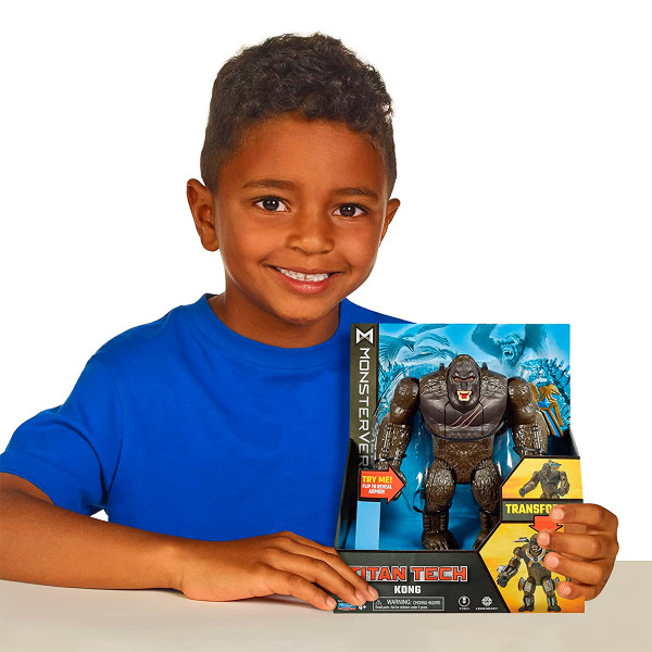 Фото - Фігурка міфічної істоти Godzilla vs. Kong «TITAN TECH» – КОНГ (20 cm) (34932)