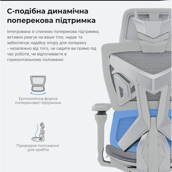 Фото - Кресло для геймеров Anda Seat X-Air Pro Size XL Mesh Gray (AD-WY-01-GGF-G01)