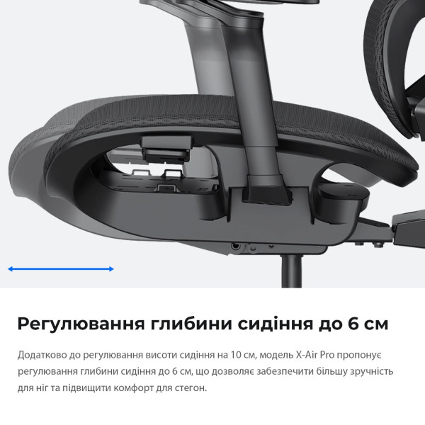 Фото - Кресло для геймеров Anda Seat X-Air Pro Size XL Mesh Gray (AD-WY-01-GGF-G01)