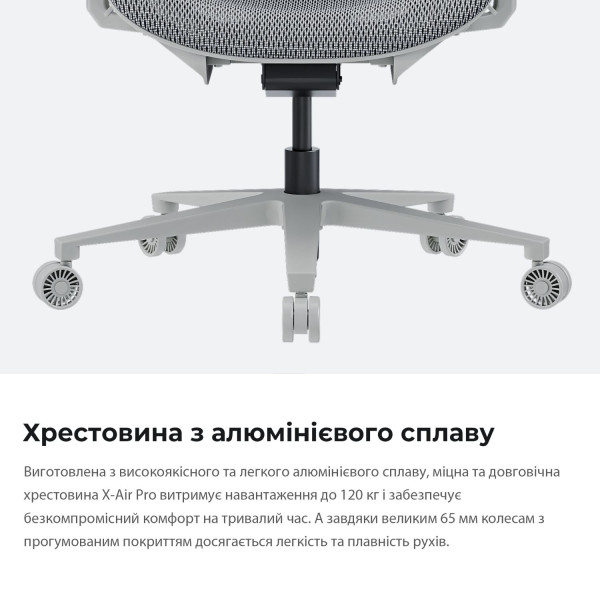 Фото - Кресло для геймеров Anda Seat X-Air Pro Size XL Mesh Gray (AD-WY-01-GGF-G01)