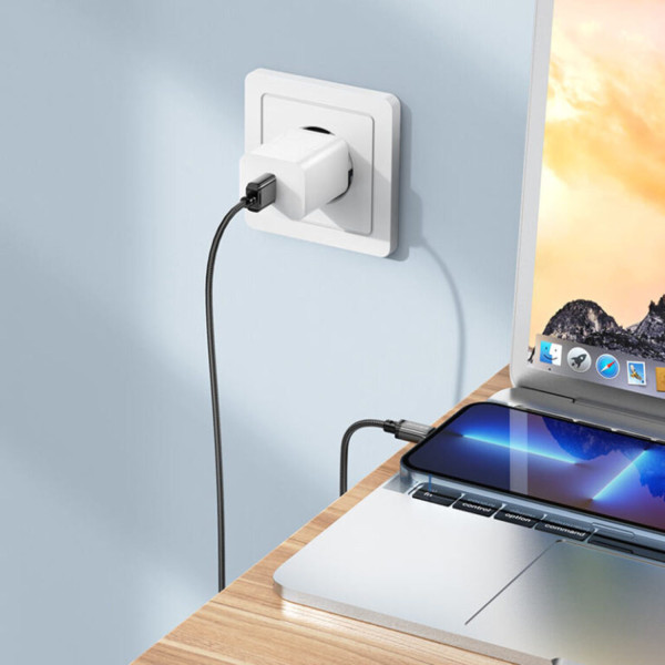 Фото - Кабель синхронізації даних BOROFONE BX87 USB to iP 2.4A,1m Black (6974443389005)