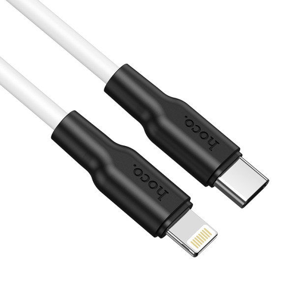 Фото - Кабель HOCO X21 Plus Type-C to iP 3A, 20W, 1m (6931474742162)