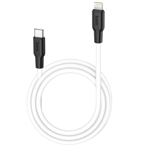 Фото - Кабель HOCO X21 Plus Type-C to iP 3A, 20W, 1m (6931474742162)