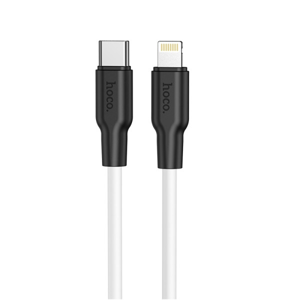 Фото - Кабель HOCO X21 Plus Type-C to iP 3A, 20W, 1m (6931474742162)