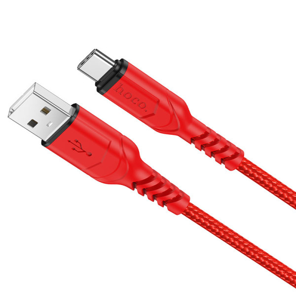Фото - Кабель синхронізації даних HOCO X59 USB to Type-C 3A, 1m Red (6931474744937) Фото - Кабель синхронізації даних HOCO X59 USB to Type-C 3A, 1m Red (6931474744937)