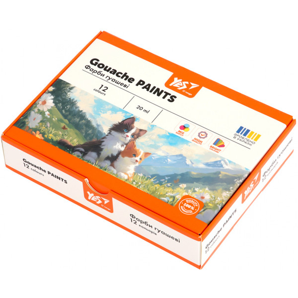 Фото - Фарби YES Orange Line 12 кол. 20 мл (230432)