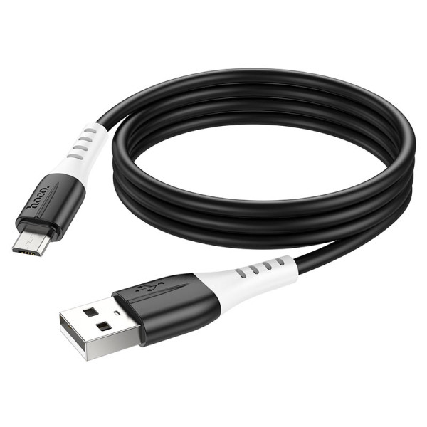Фото - Кабель синхронізації даних HOCO X82 USB to Micro 2.4A, 1m Black (6931474768551)