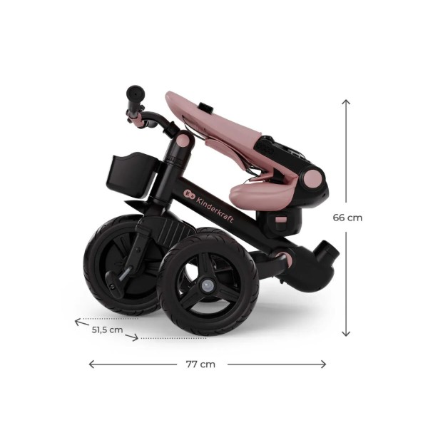 Фото - Триколісний велосипед Kinderkraft Aveo 2 Plus Pink (KRAVEO02PNK0000)