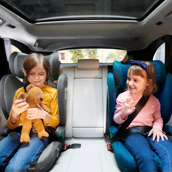 Фото - Автокресло Kinderkraft Junior Fix 2 i-Size Rocket Grey (KCJUFI20GRY0000)