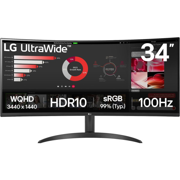 Фото - Монитор LG 34WR50QK-B