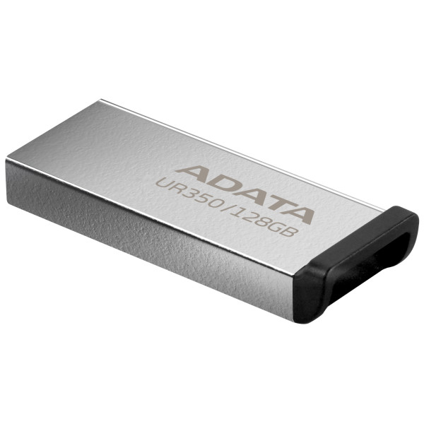 Фото - Флеш USB ADATA USB 3.2 UR 350 128Gb Silver/Black (UR350-128G-RSR/BK)