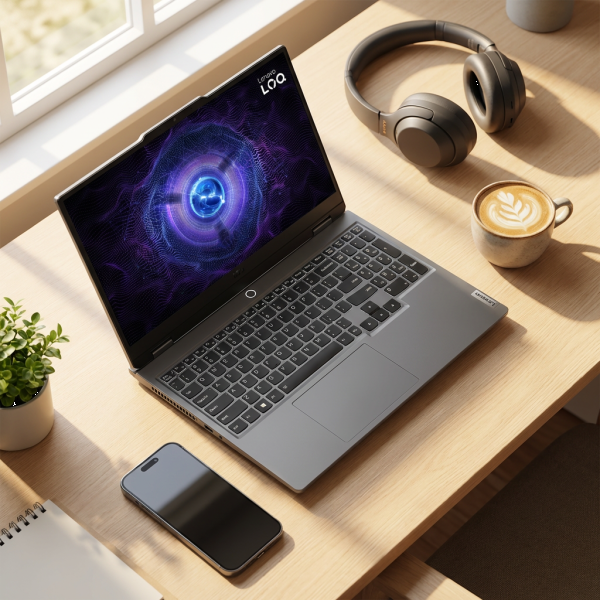 Фото - Ноутбук игровой Lenovo LOQ 15ARP9 (83JC00K6RA) Luna Grey