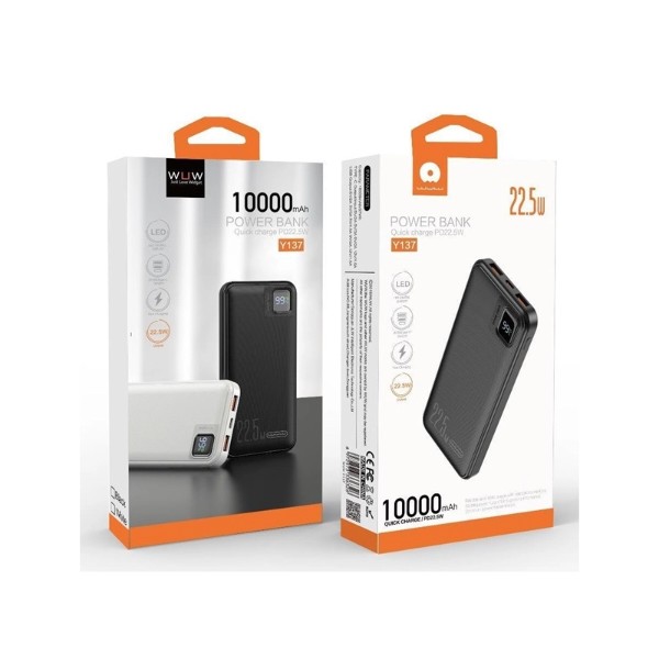 Фото - Батарея мобільна WUW 10000mAh Black (Y137)