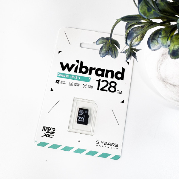 Фото - Карта пам'яті Wibrand 128Gb class 10 (WICDHU1/128GB)