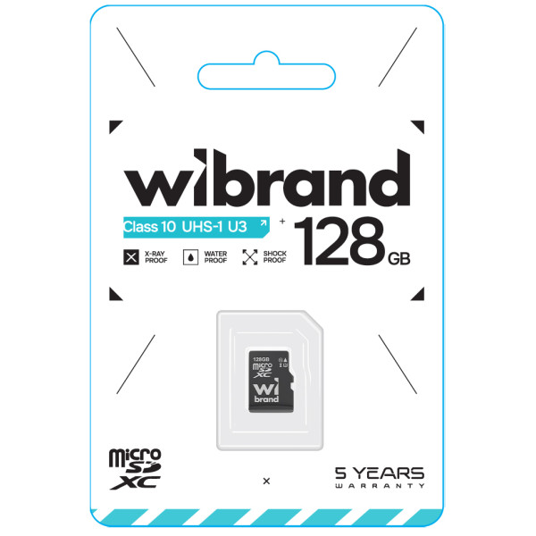 Фото - Карта пам'яті Wibrand 128Gb class 10 (WICDHU3/128GB)