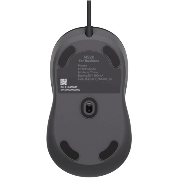 Фото - Мышь проводная Logitech Signature M520 for Business USB-C Graphite (910-007511)