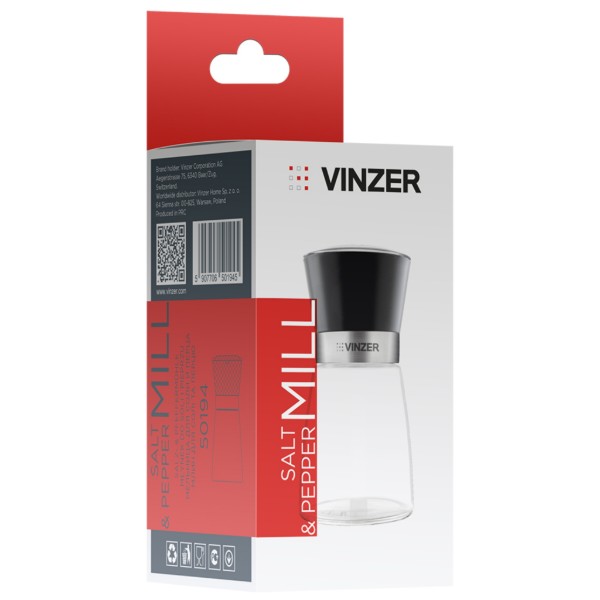 Фото - Млинок для спецій Vinzer 50194