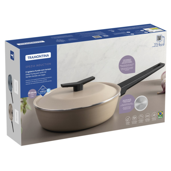 Фото - Сковорода універсальна Tramontina SPEZIA 24 см Blue (28374/124)