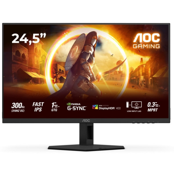 Фото - Монітор ігровий AOC 25G4SRE Black/Red