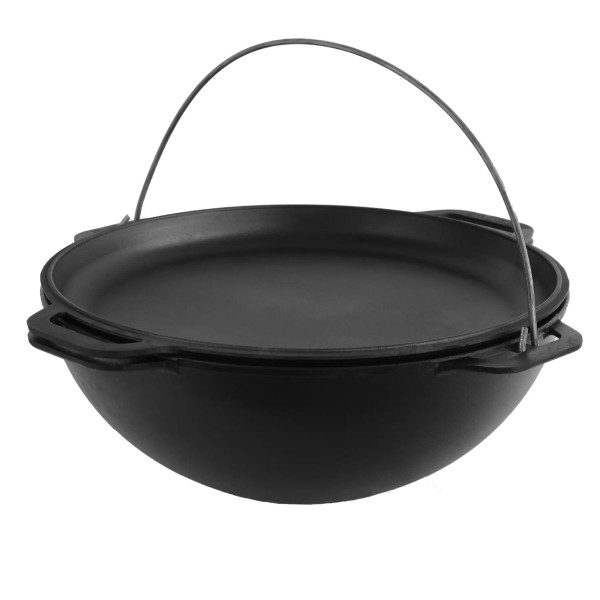 Фото - Казан Brizoll KA15-2 Азiя 15 л, азiатський з кришкою-сковородою