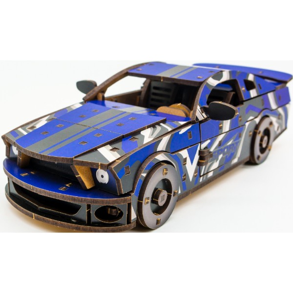 Фото - 3D пазли PuzzleOk "Muscle Car" 162 дет., синій колір (Puz-00642)