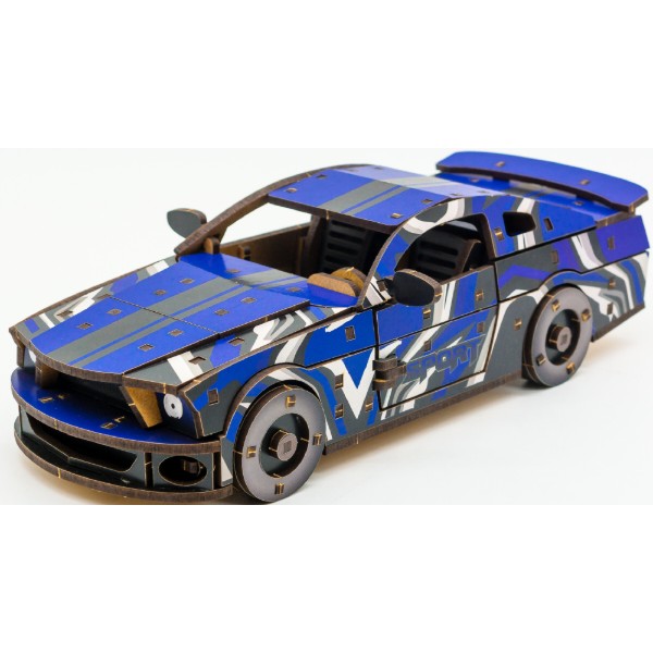 Фото - 3D пазли PuzzleOk "Muscle Car" 162 дет., синій колір (Puz-00642)
