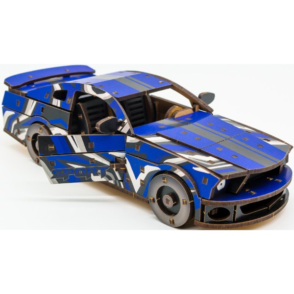 Фото - 3D пазли PuzzleOk "Muscle Car" 162 дет., синій колір (Puz-00642)