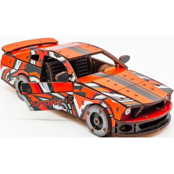 Фото - 3D пазлы PuzzleOk Muscle Car 162 дет., красный цвет (Puz-00641)