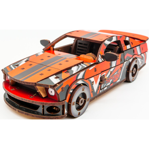Фото - 3D пазлы PuzzleOk Muscle Car 162 дет., красный цвет (Puz-00641)