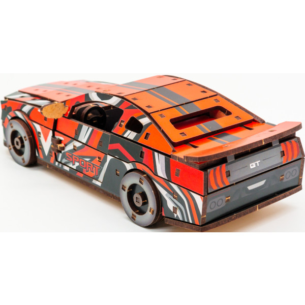 Фото - 3D пазлы PuzzleOk Muscle Car 162 дет., красный цвет (Puz-00641)