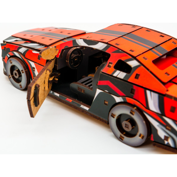 Фото - 3D пазлы PuzzleOk Muscle Car 162 дет., красный цвет (Puz-00641)