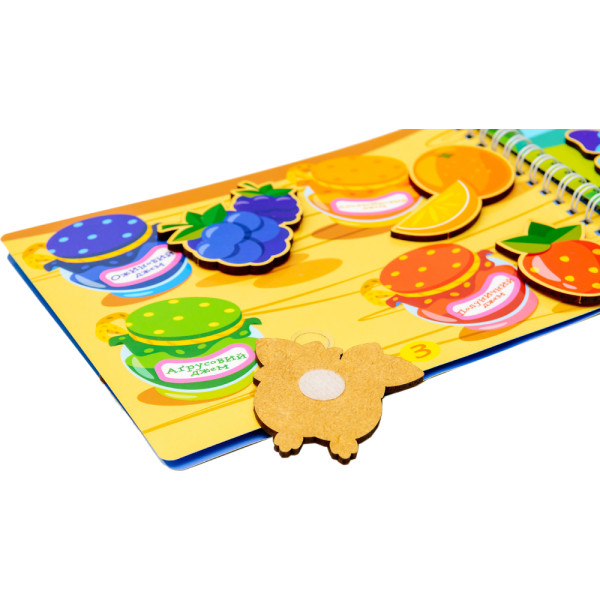 Фото - Настольная игра (5-7 лет) PuzzleOk Развивающий альбом головоломка на липучках (Puz-22925)
