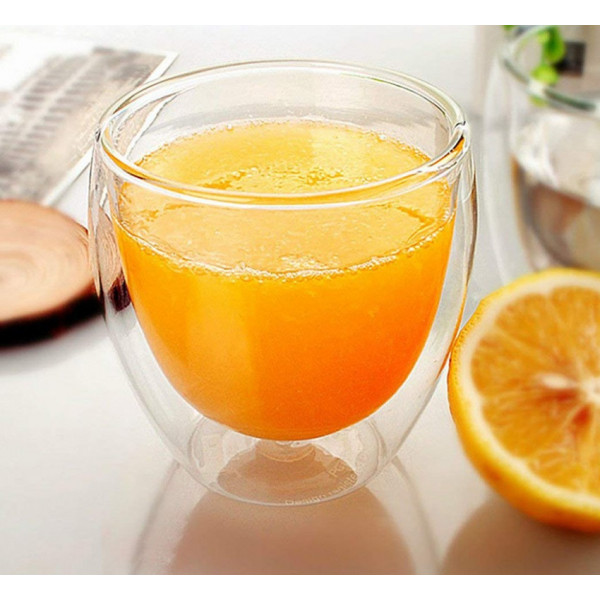 Фото - Набір склянок з подвійними стінками Bodum Pavina 80 мл 2 шт  (4557-10)