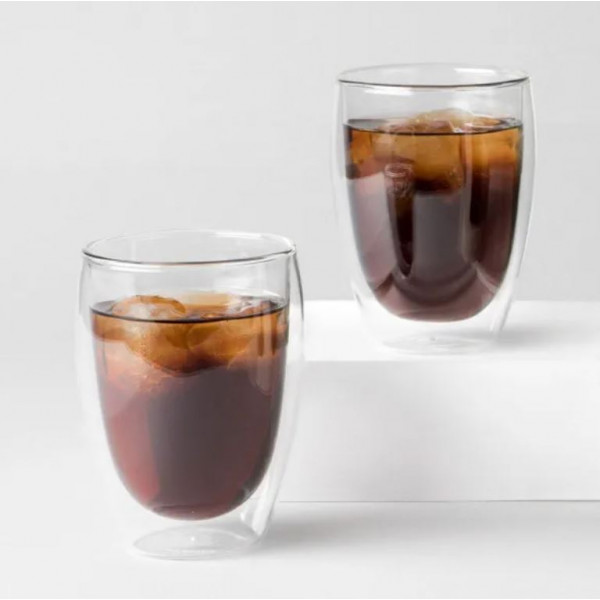 Фото - Набір склянок з подвійними стінками Bodum Pavina 6 шт 350 мл 4559-10-12