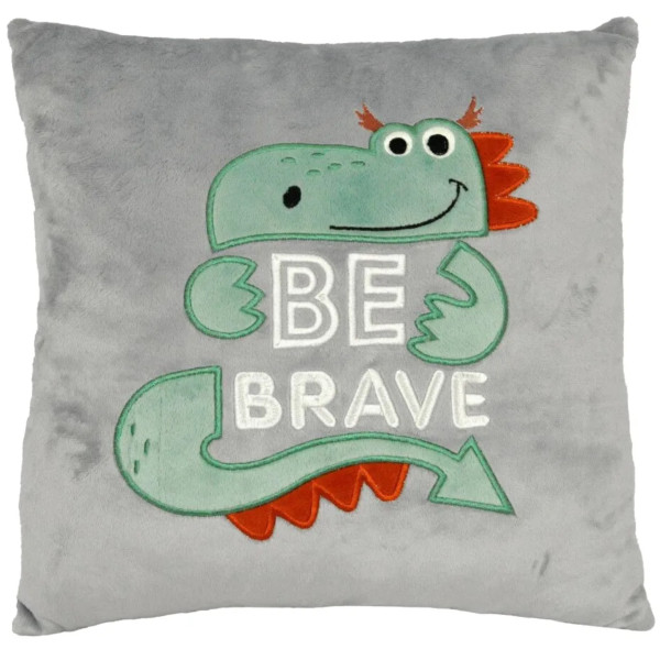 Фото - Подушка декоративна дитяча Tigres Дракончик Be brave (ПД-0467)