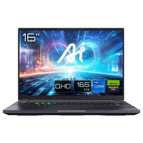 Фото - Ноутбук игровой Gigabyte Aorus 16X 9SG 2024 (AORUS 16X 9SG-43UAC64SD) Midnight Gray