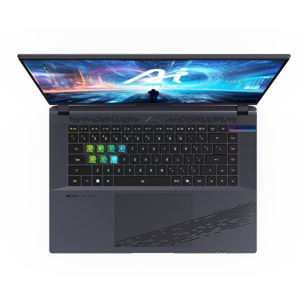 Фото - Ноутбук игровой Gigabyte Aorus 16X 9SG 2024 (AORUS 16X 9SG-43UAC64SD) Midnight Gray