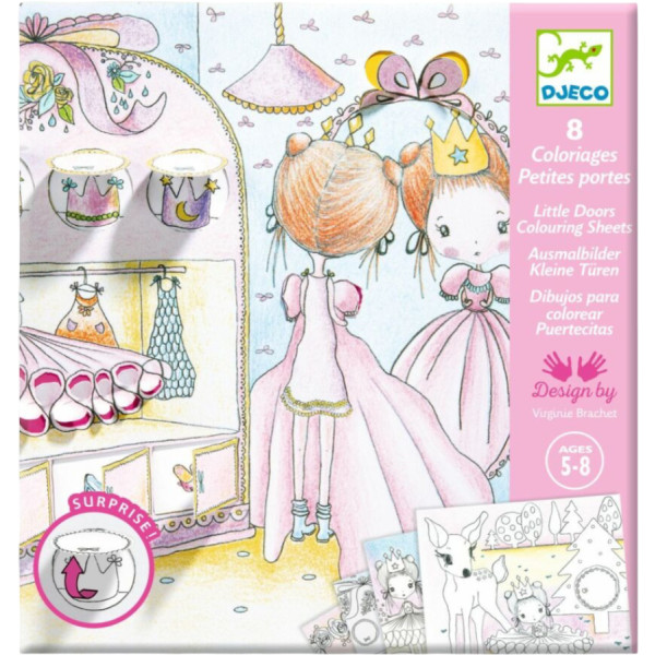 Фото - Набір для малювання Djeco Маленькі віконця Пупі (DJ09699)