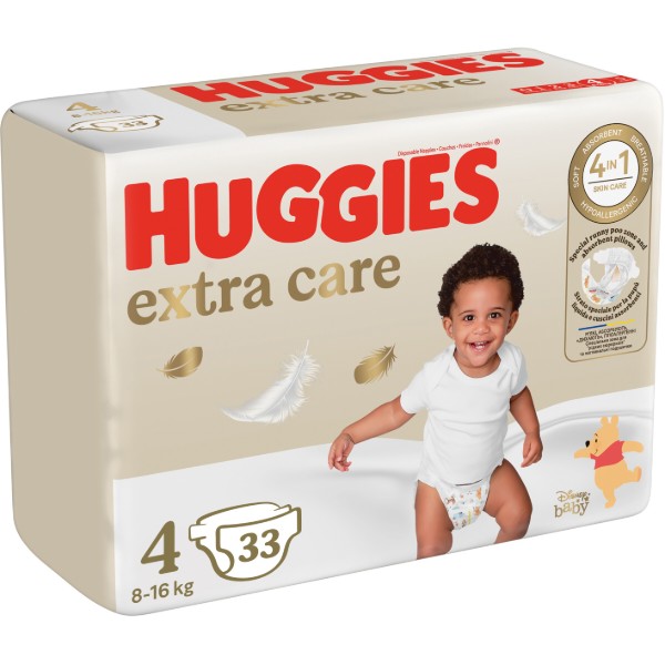 Фото - Одноразовые подгузники Huggies Extra Care Size Размер 4 (8-16 кг), 33 шт. (5029053583143)