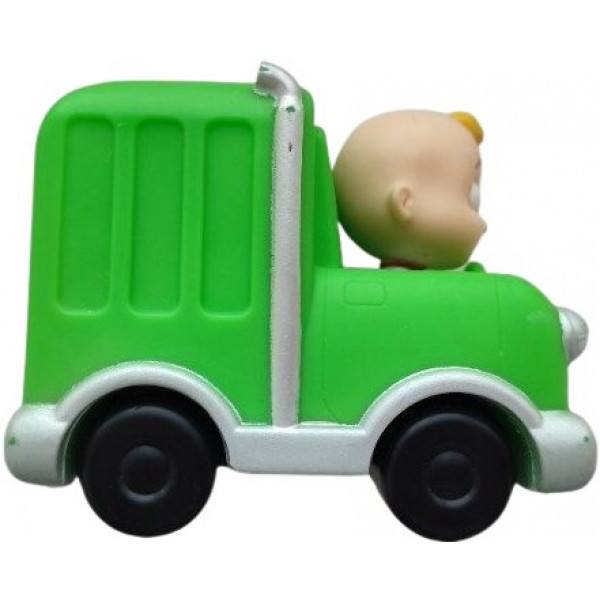 Фото - Базовый игровой транспорт для малыша CoComelon Mini Vehicles Green Trash Truck Зеленый мусоровоз (CMW0014)