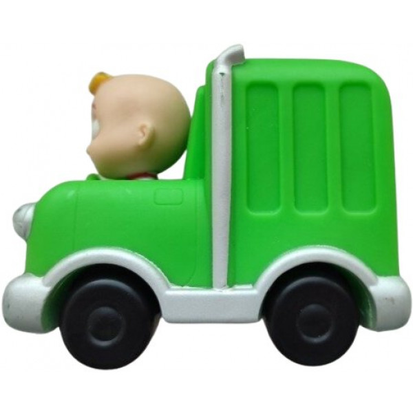 Фото - Базовый игровой транспорт для малыша CoComelon Mini Vehicles Green Trash Truck Зеленый мусоровоз (CMW0014)