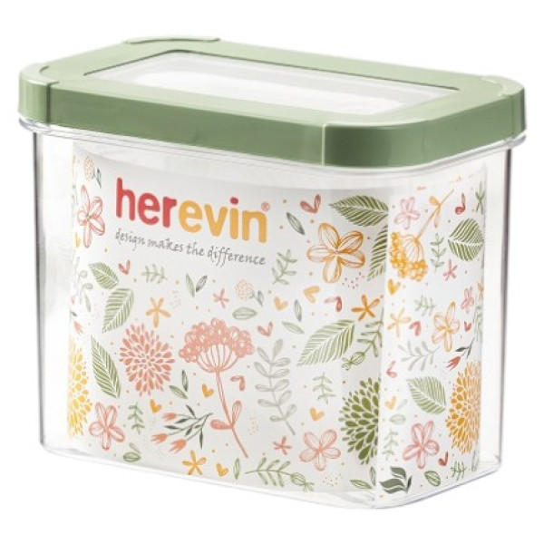 Фото - Ємність для зберігання Herevin Storage Canister-Green-Peach 1.2 л (161212-100)
