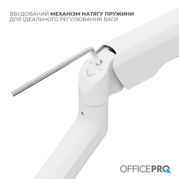 Фото - Крепление настольное OfficePro MA441W 17-40"  2-12 кг White