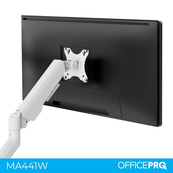 Фото - Крепление настольное OfficePro MA441W 17-40"  2-12 кг White