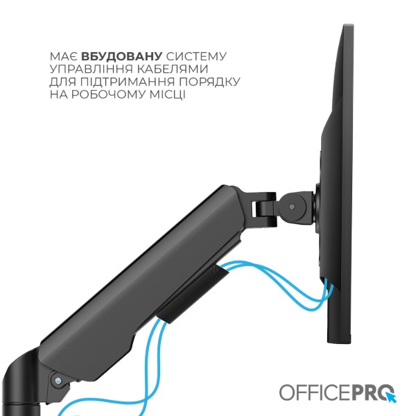 Фото - Крепление настольное OfficePro MA451B 17-40"  2-12 кг Black