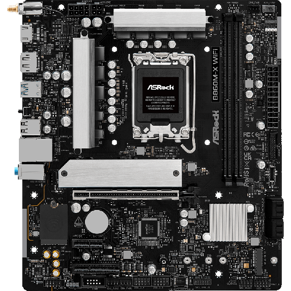 Фото - Материнская плата ASRock B860M-X WIFI DDR5 Фото - Материнская плата ASRock B860M-X WIFI DDR5