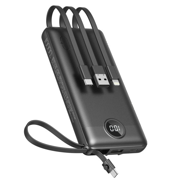 Фото - Батарея мобильная Veger C10 10000mAh Black (1283126526848)