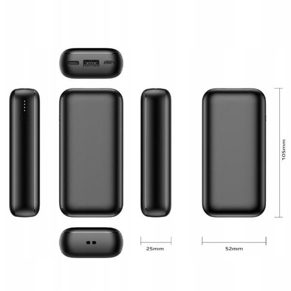Фото - Батарея мобільна Veger S10 10000mAh 20W Black (6970453554174)